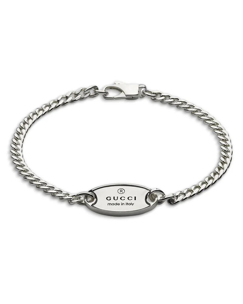 Sterling Silver Trademark Link Bracelet
