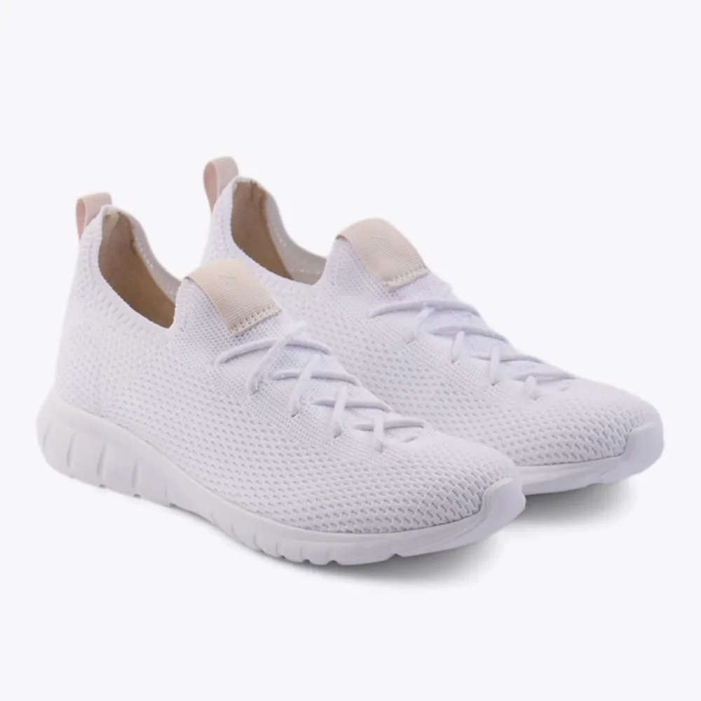 Women's Athleisure Eco Knit Sneaker - White
