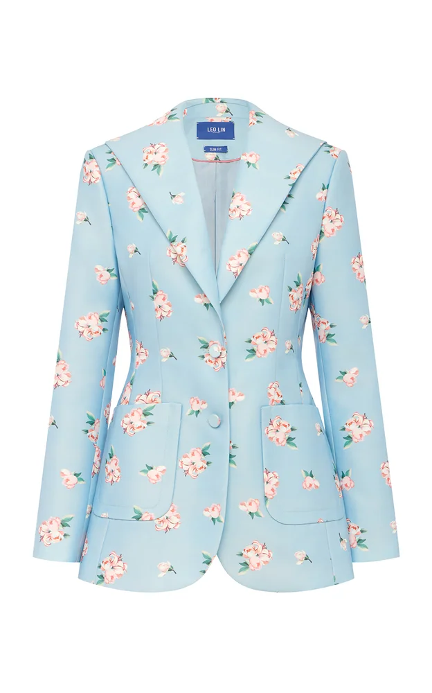 Brynn Floral-Print Blazer
