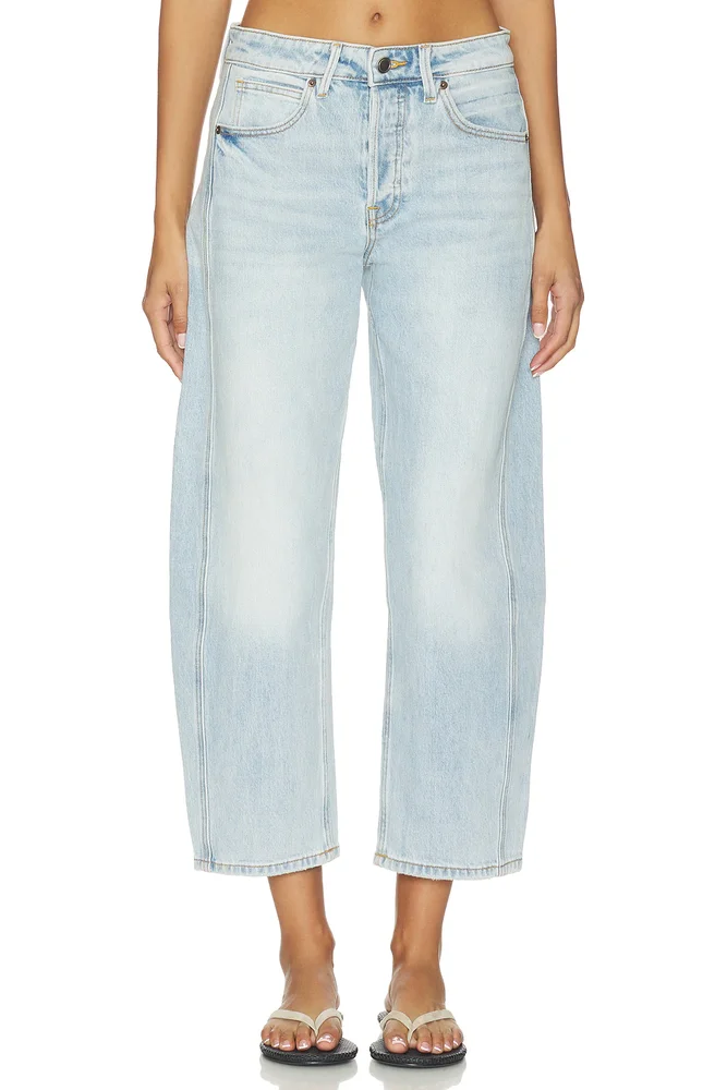 High Barrel Ankle Jeans