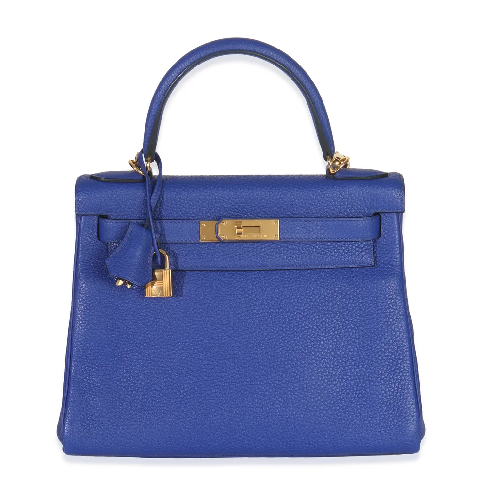 Togo Kelly 28 Retourne in Bleu Electrique