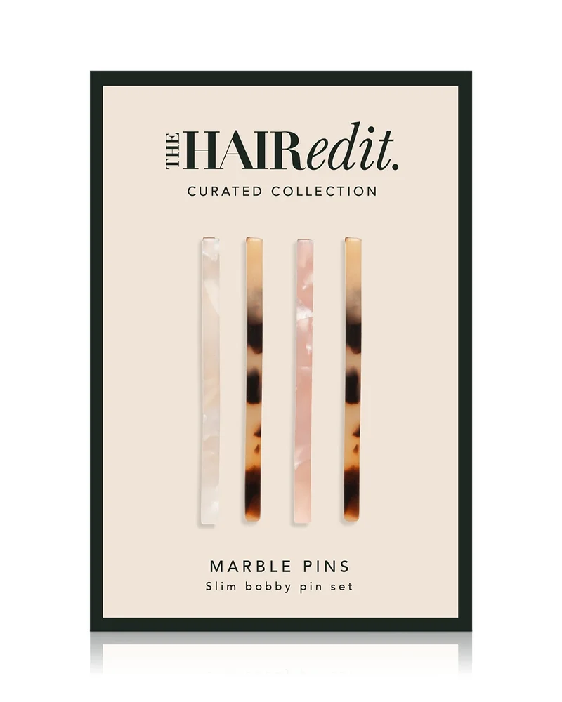 Marble Pins, Pack of 4