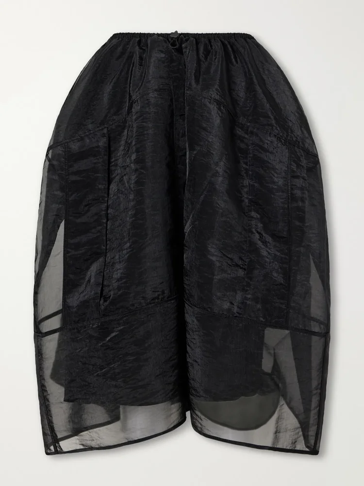 Fosia organza midi skirt