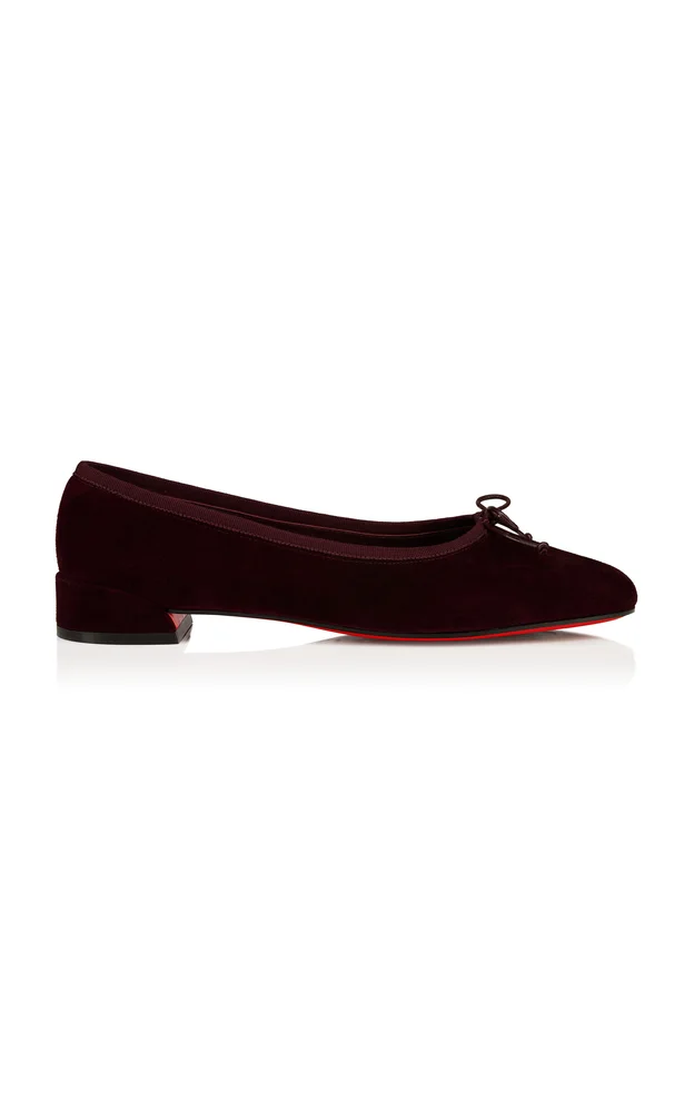 Sweetie Jane Velvet Leather Flats