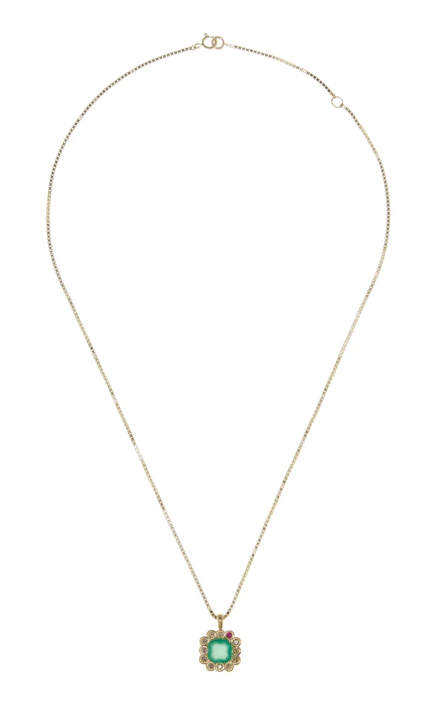 Robin Green Onyx Necklace
