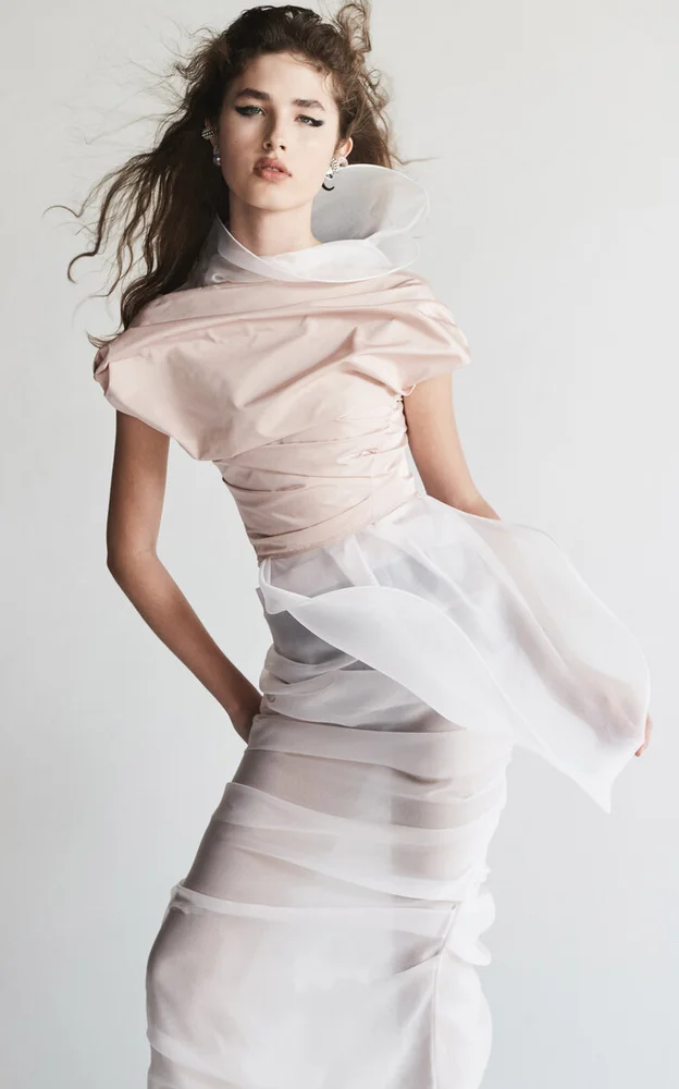 Sparks Silk-Blend Bodice