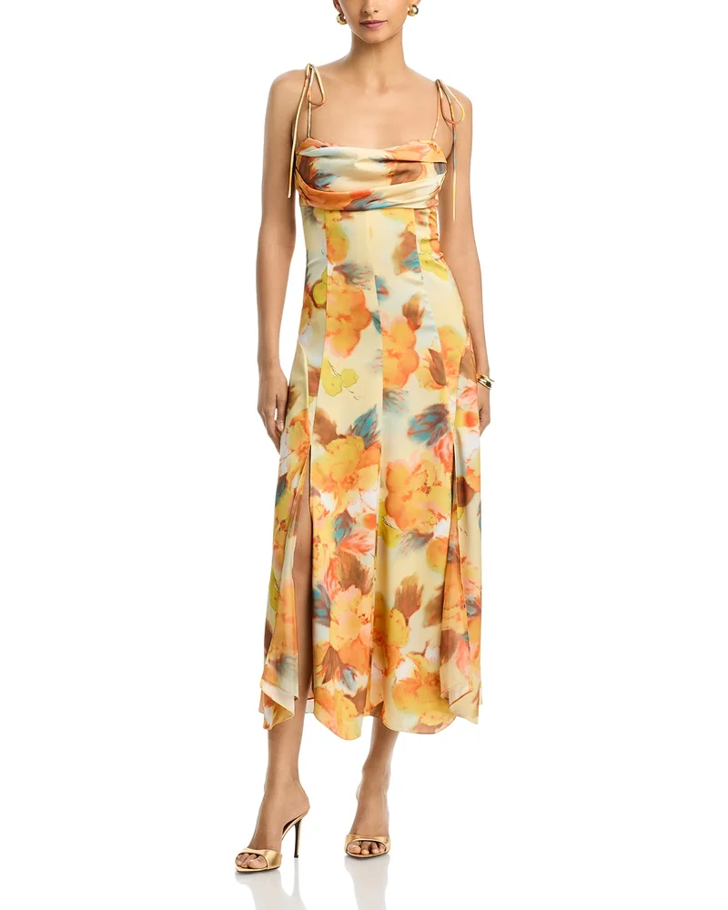 Watercolor Floral Betty Dress
