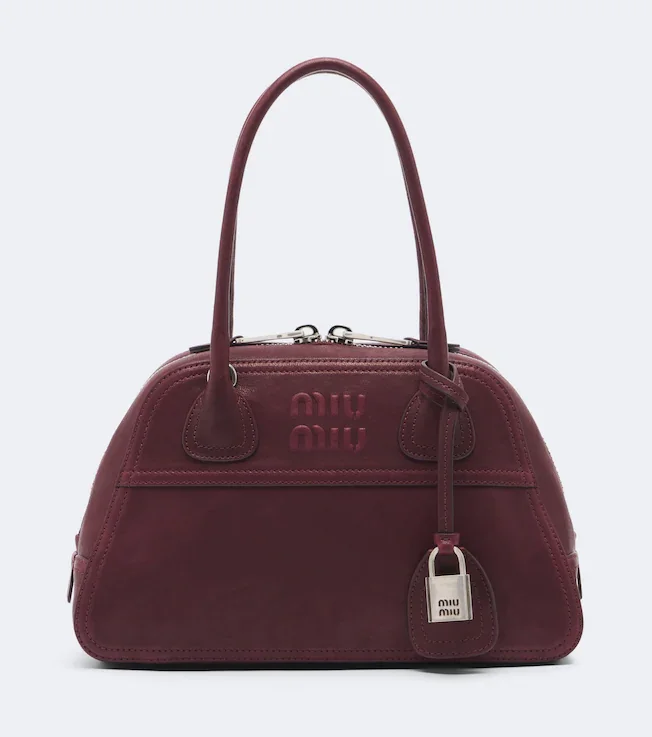 Vivant leather bowling bag