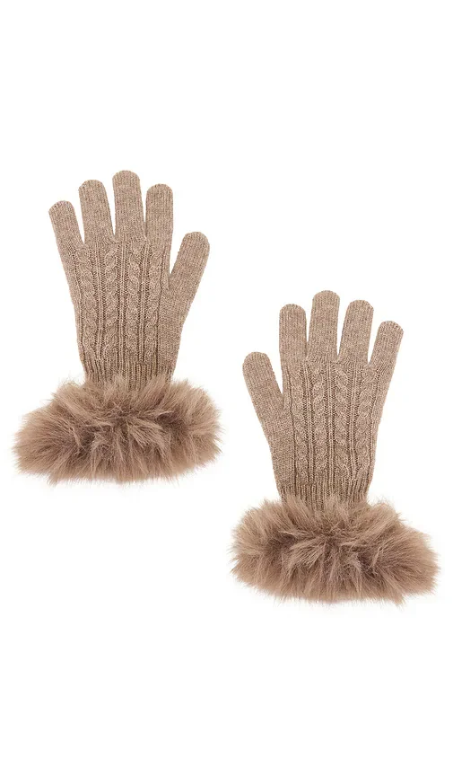 Cashmere Lined Leather Touchscreen Gloves