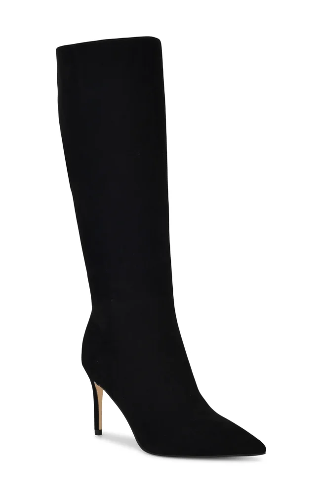 Cook Pointed Toe Knee High Boot