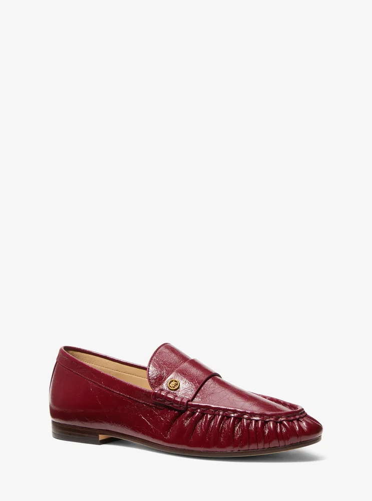 Jennings Crinkled Leather Loafer