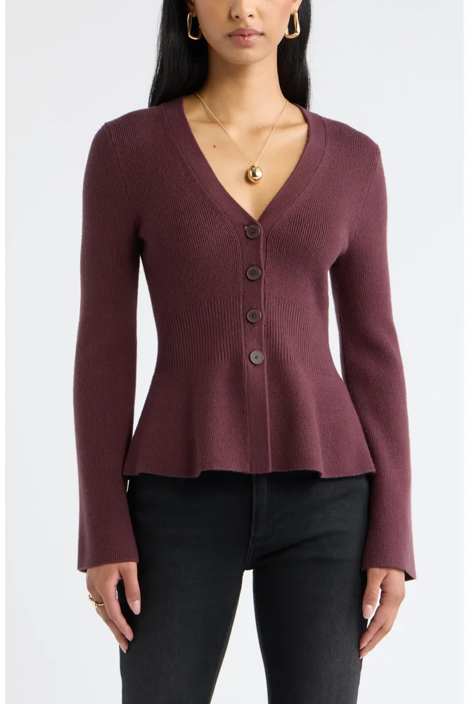 Softluxe Ribbed Waist Cardigan