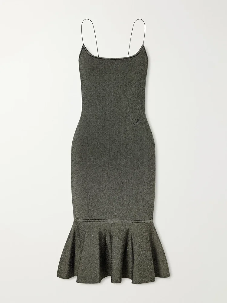 La Robe Maille Pina knitted midi dress