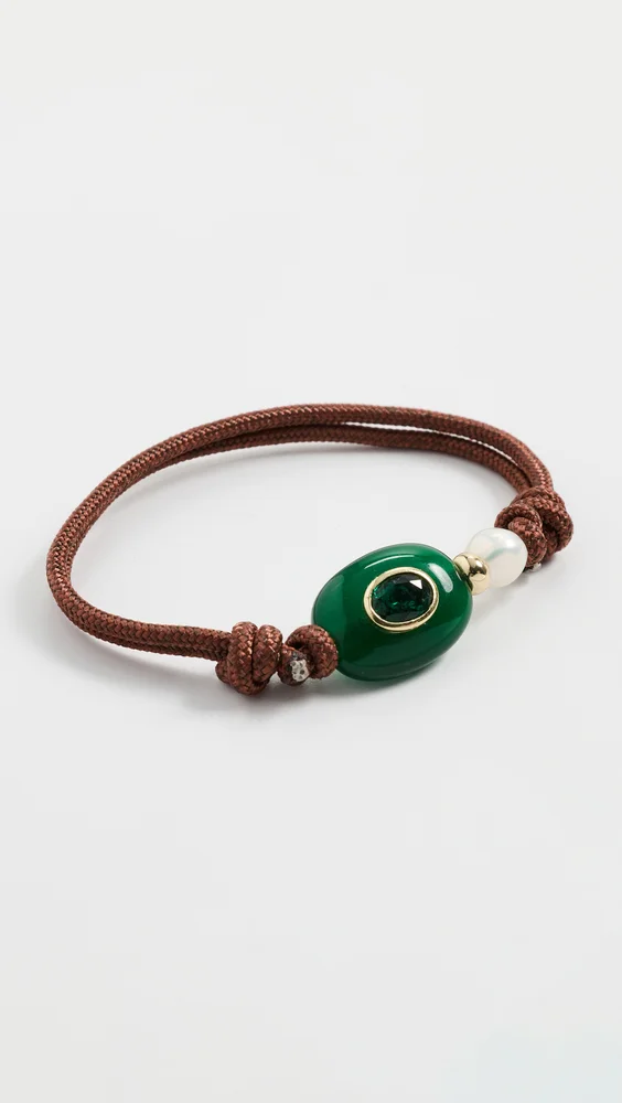 Green Agate Kandi Bracelet