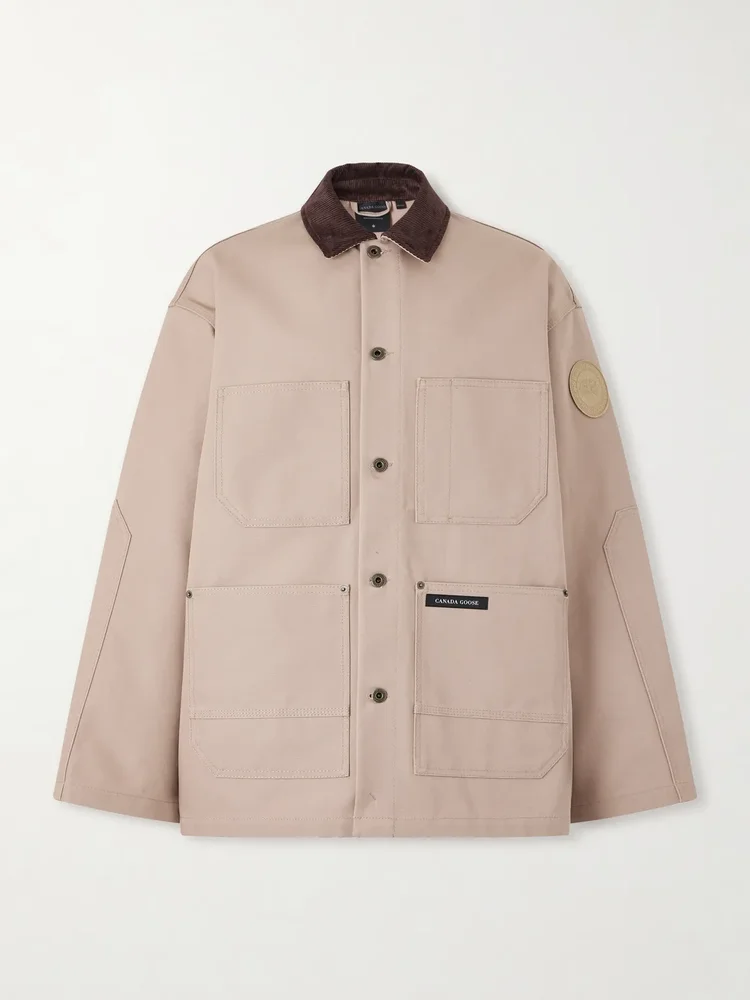 Beaumont Corduroy-Trimmed Cotton Jacket