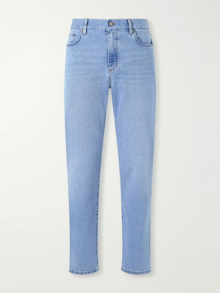 Roccia Slim-Fit Straight-Leg Jeans