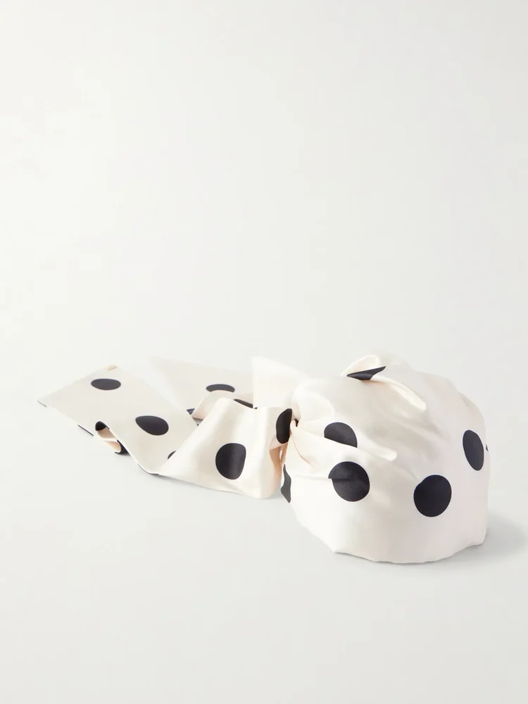 Gigi polka-dots headscarf