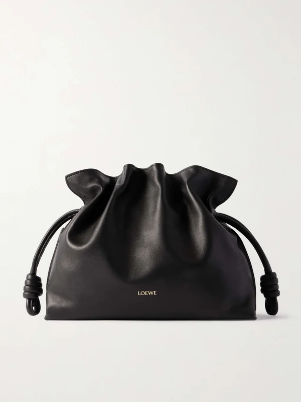 LOEWE Flamenco leather clutch
