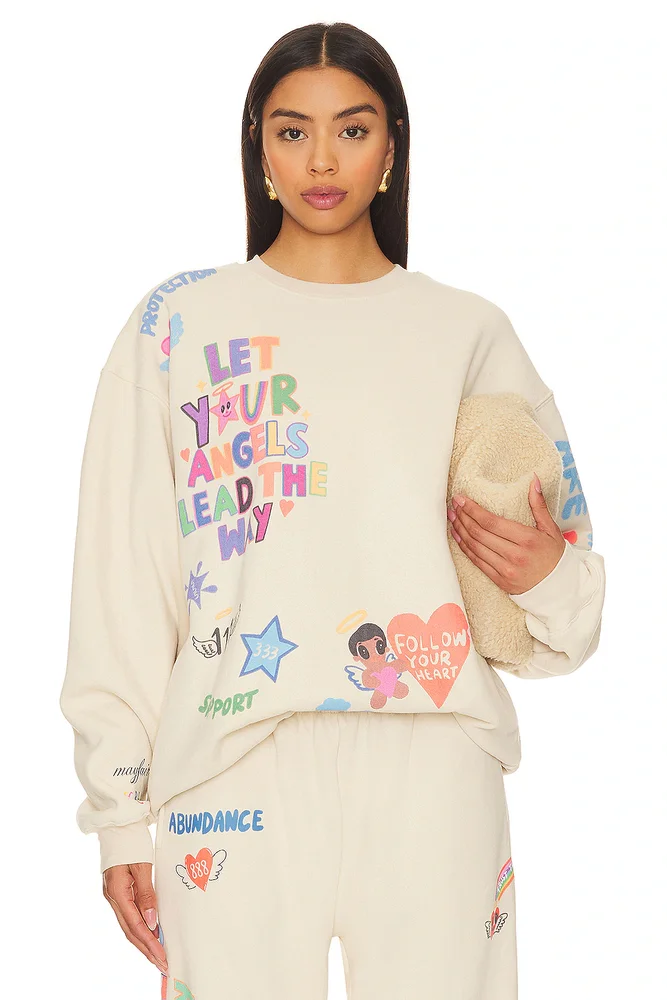 Angels All Around You Crewneck