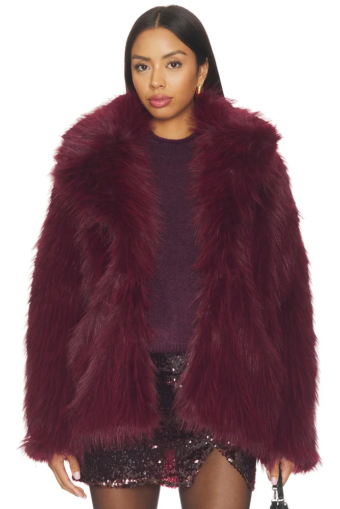 Salt Lake Faux Fur Coat