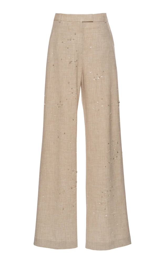 Mid-Rise Wide-Leg Pants