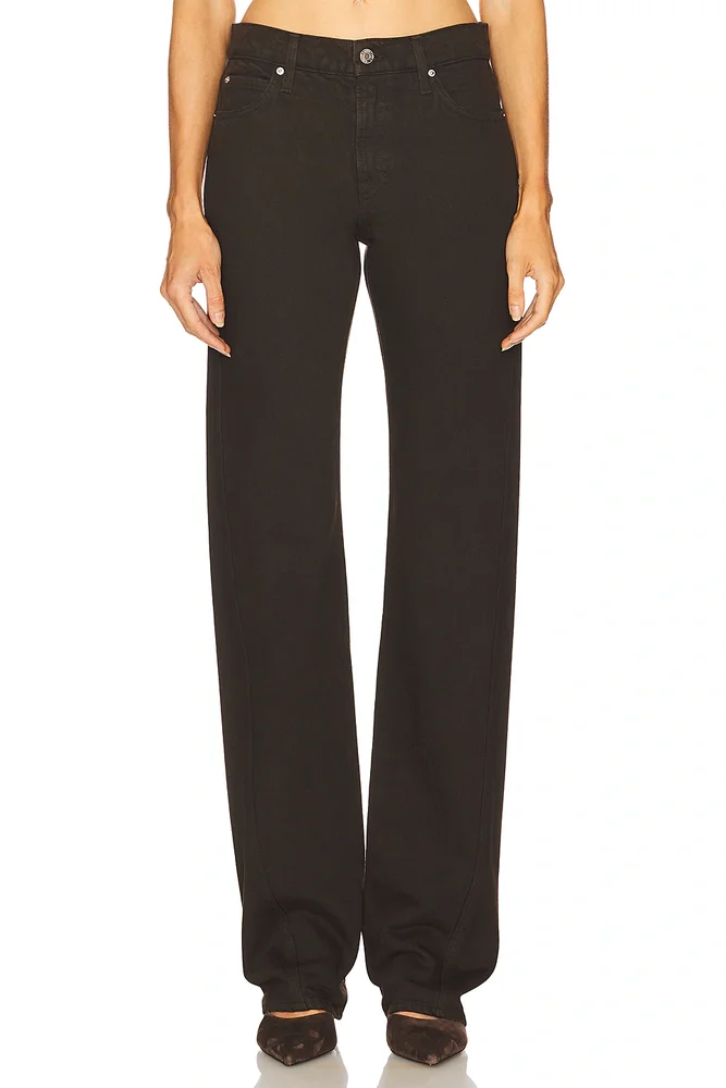 Graham Low Rise Straight Twisted Seam