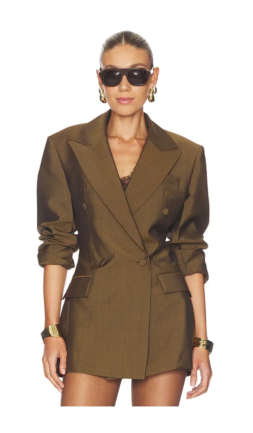 Double-breasted Hourglass Blazer