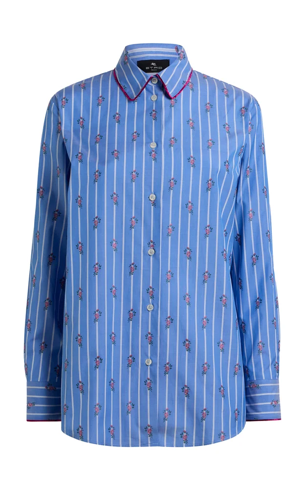 Paisley-Print Cotton Shirt
