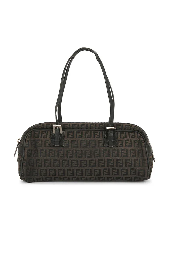 Fendi Zucchino Bauletto Shoulder Bag