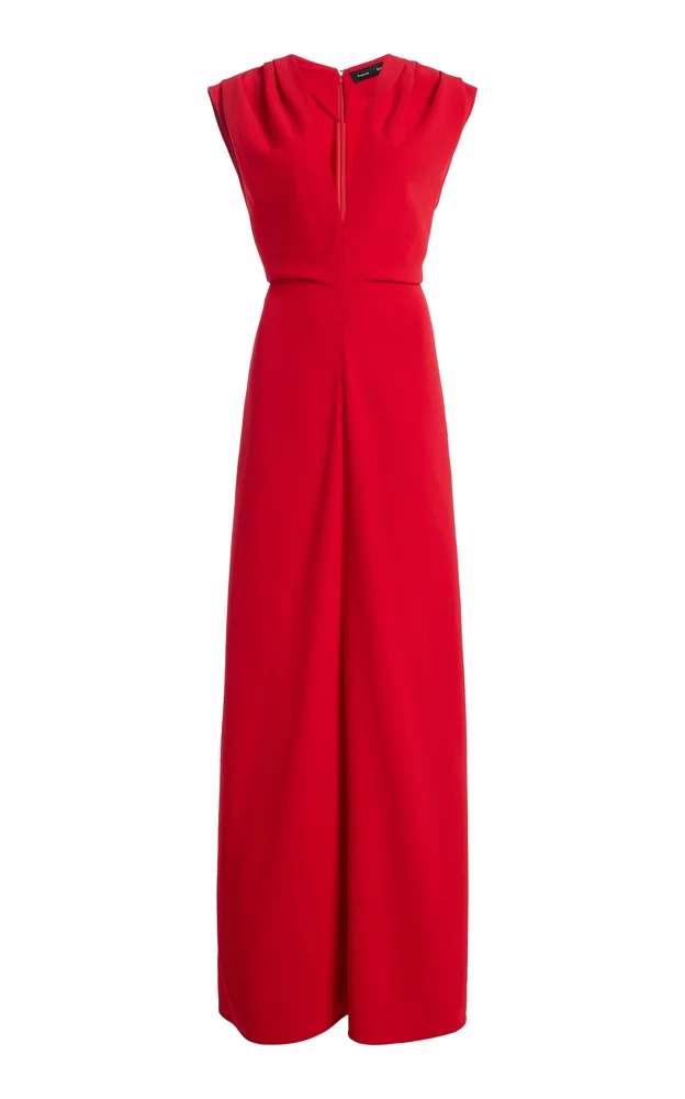 Geraldine Crepe Maxi Dress