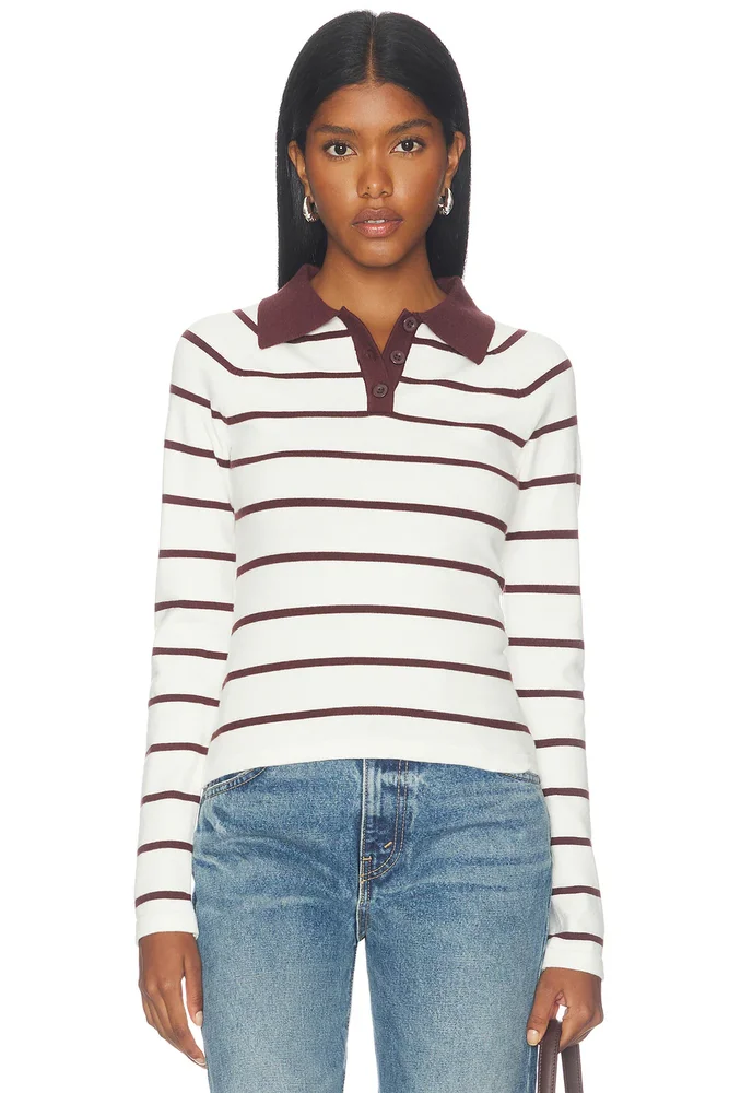 Bronson Knit Polo Top