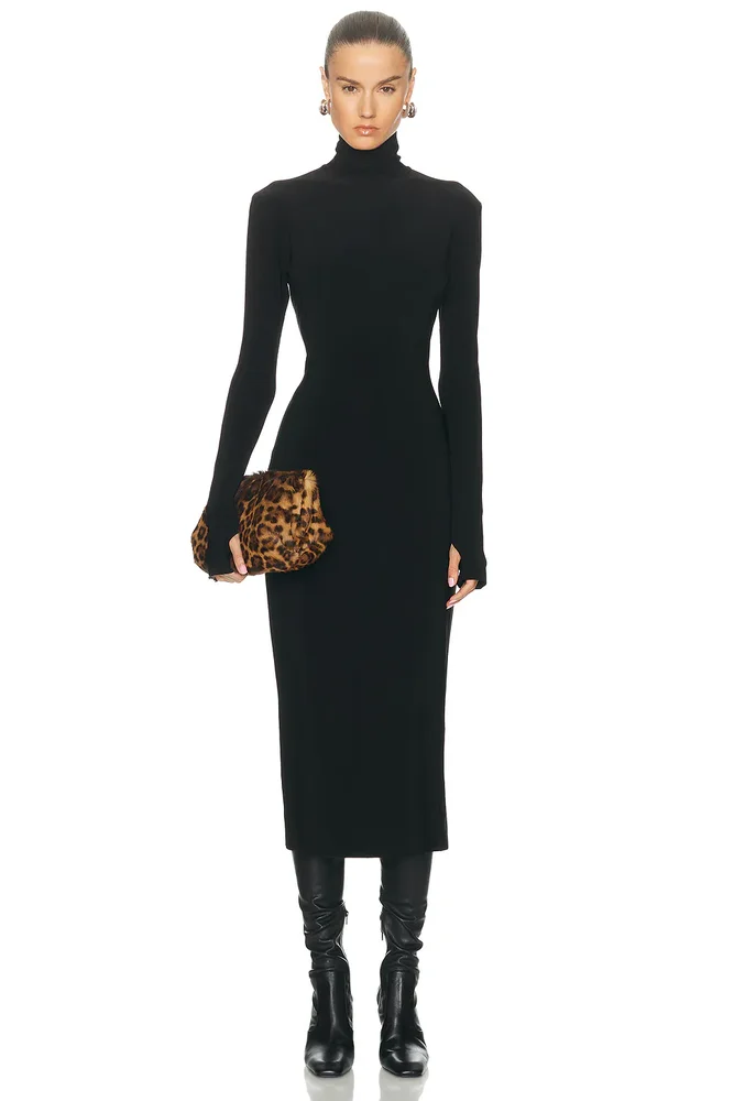 Long Sleeve Turtleneck Dress