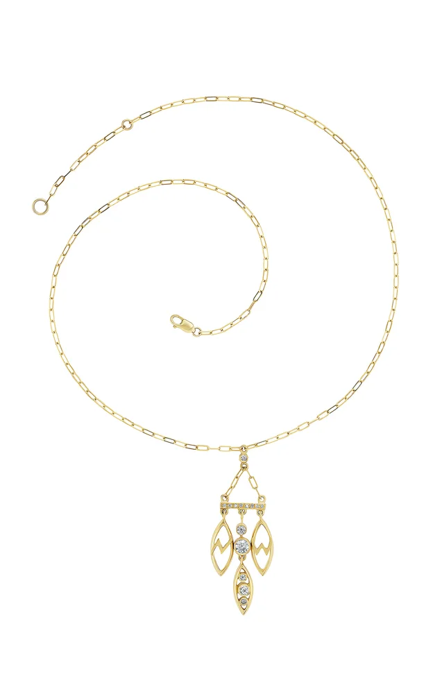 Now Aline 18K Yellow Gold Diamond Necklace