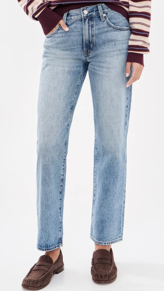 Issa Ankle Relaxed Ankle Straight Jeans