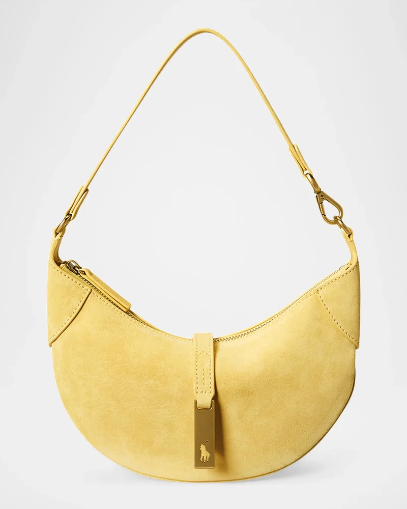Polo ID Suede Mini Shoulder Bag