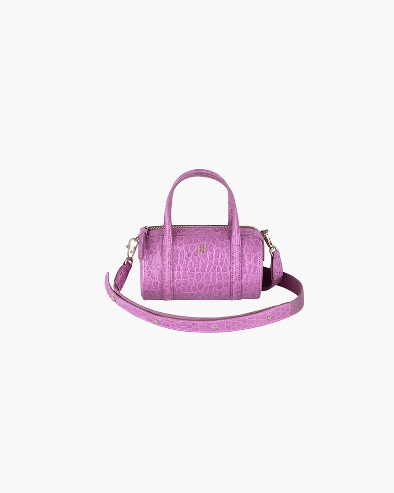 Mini Duffel Leather Crossbody Bag