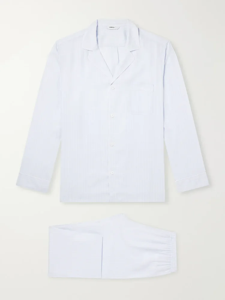 Striped Lyocell Pyjama Set