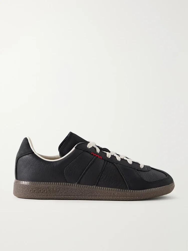 + HArtcopy BW Army leather sneakers