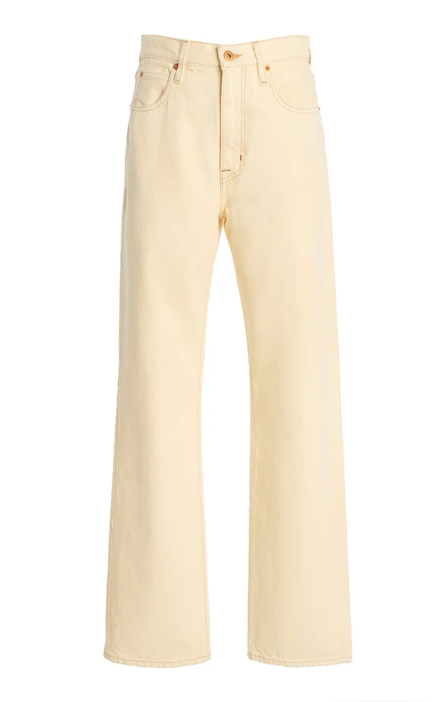 London Rigid High-Rise Straight-Leg Jeans