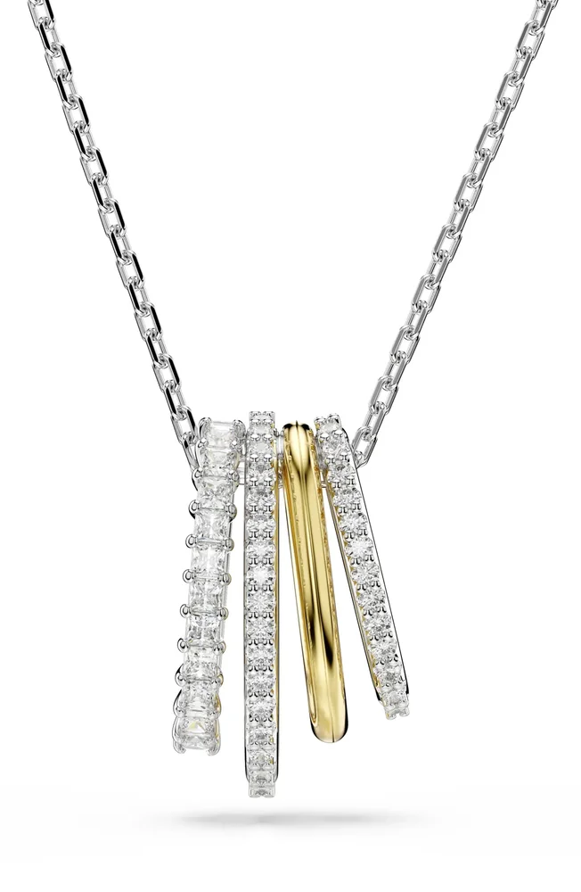Hyperbola Ring Pendant Necklace