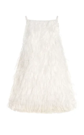 Kalla Fringe Jacquard Mini Dress