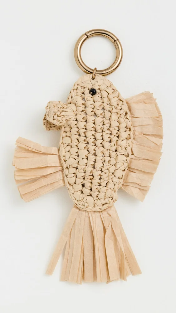 Crochet Fish Bag Charm