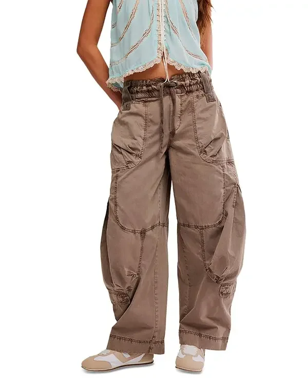 onset parachute pants - dusted cocoa