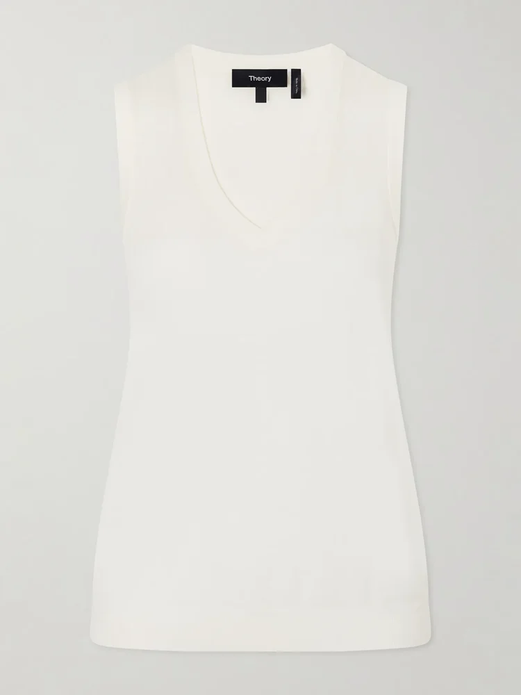 Ribbed wool tank