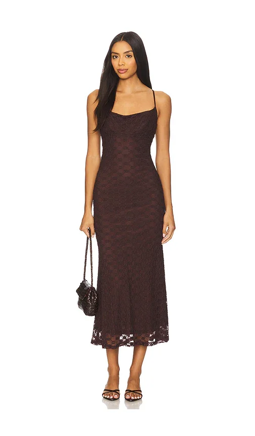 Adoni Mesh Midi Dress