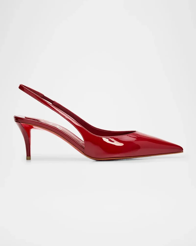 60mm Miss Z Patent Leather Slingback Pumps