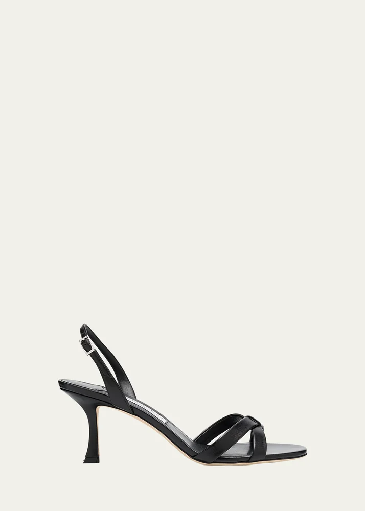 Jimmy Choo Elsy 70 Leather Sandals