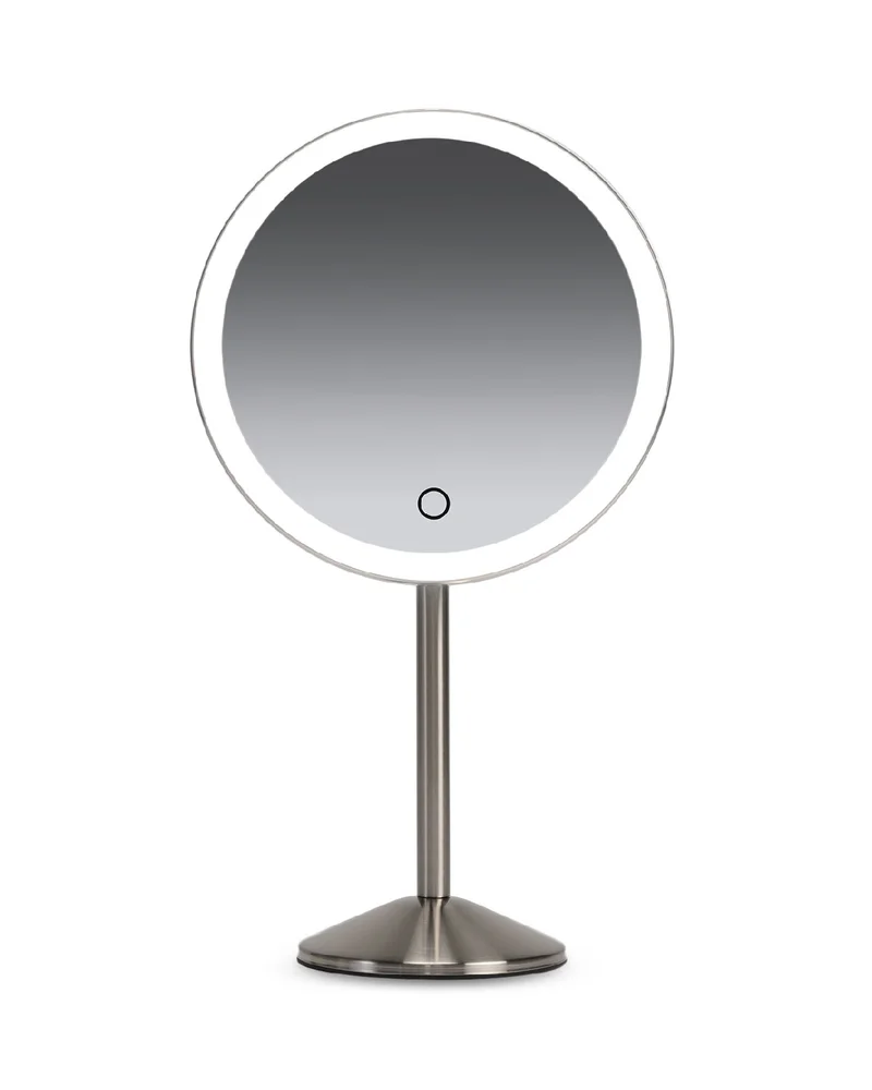 Round Rechargeable Makeup Mirror 5x Magnification