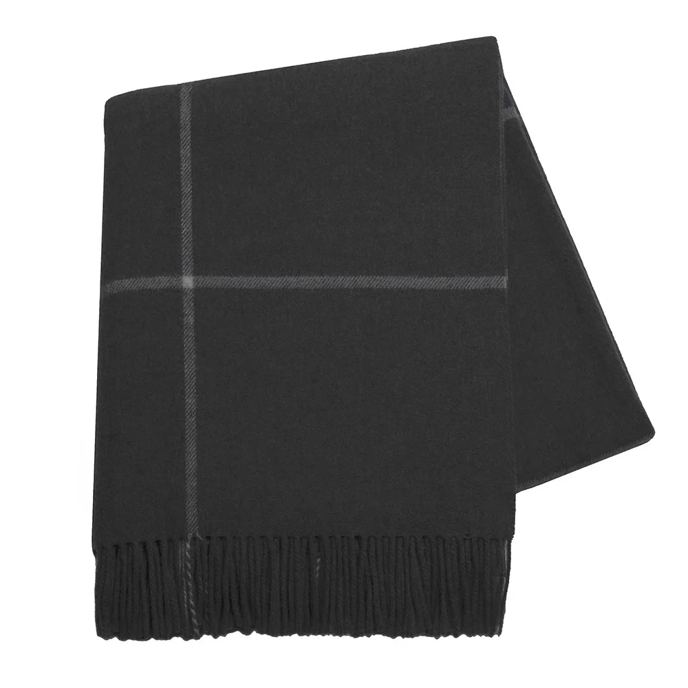 Windowpane Cashmere/Lambswool Throw