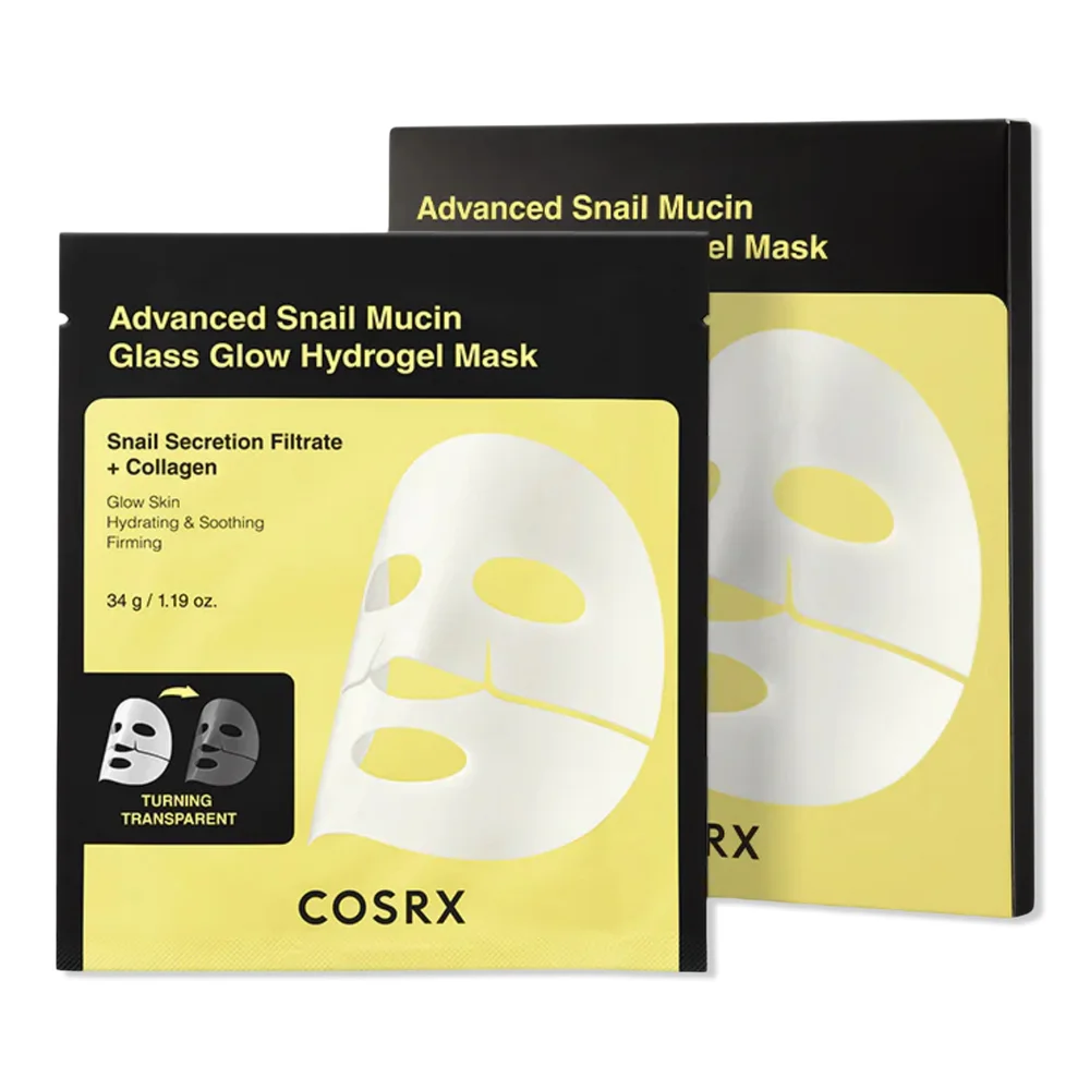 Advanced Snail Mucin Glass Glow Hydrogel Mask